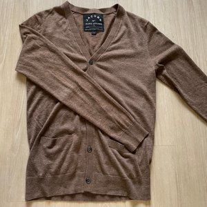 Brown 100% Cashmere Cardigan from Marc Jacobs - Men's Size S